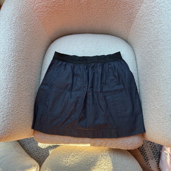 J.Crew 100% Cotton City Mini Pull-On Skirt with Pockets - Picture 1 of 2
